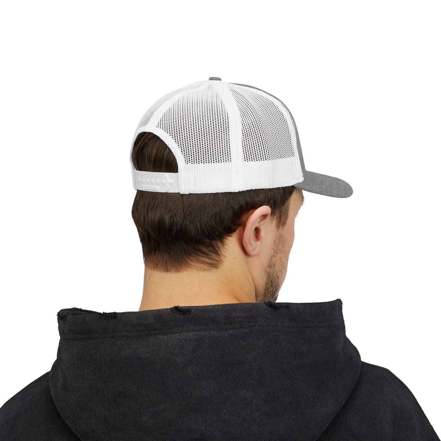 Trendy Snapback Trucker Cap, Casual Style Hat, Gift for Friends, Summer Accessory, Running on Vibes and Poor Decisions