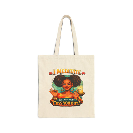 Cotton Canvas Tote Bag