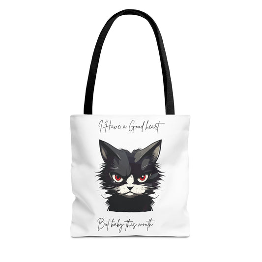 Cat-Themed Tote Bag, Funny Cat Lovers Tote, Gift for Cat Owners, Unique Cat Art Bag, Everyday Use Fashion Bag